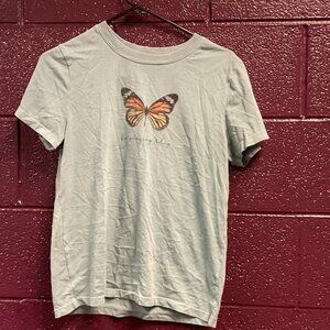 Butterfly Graphic Tee – Size Small
